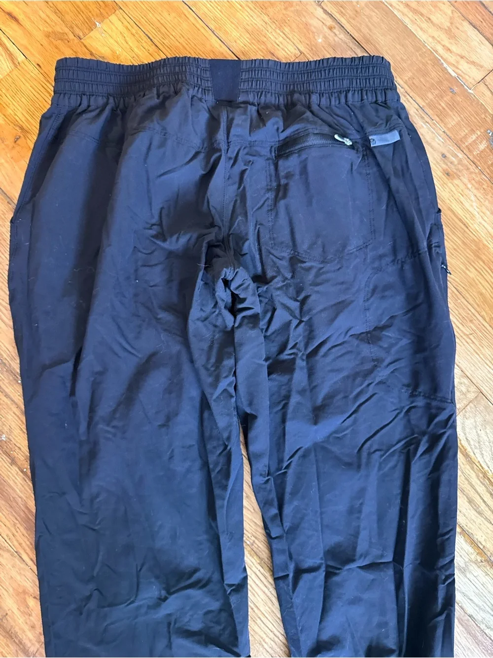 Mountain Hardwear Black Straight Leg Pull-On Hiking Pants Activewear Outdoor